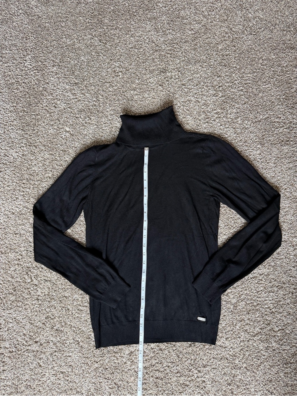 Calvin Klein Classic Black Knit Sweater - Picture 2 of 7